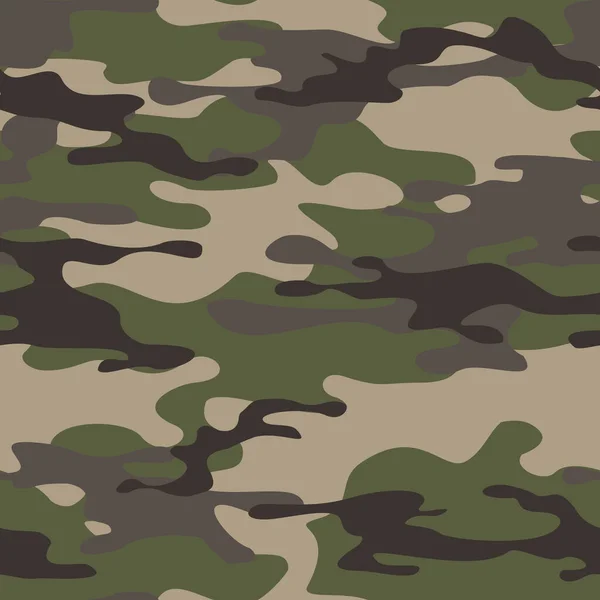 Seamless Pattern Camouflage Military Modern Camo Print Fabric Textiles Vector —  Vetores de Stock