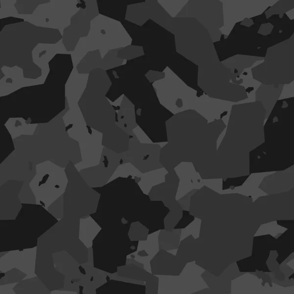 Seamless Geometric Camouflage Pattern Abstract Camo Military Texture Print Fabric — Vetor de Stock