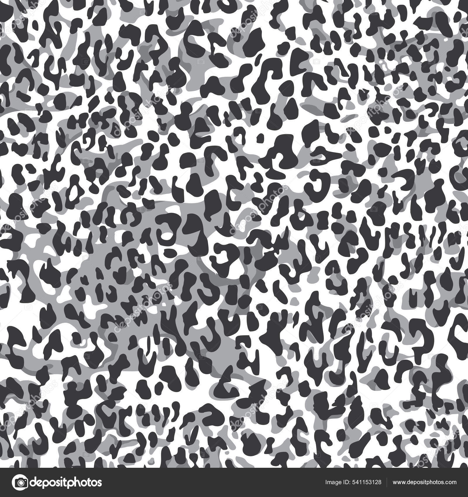 Leopard Skin Spots Seamless Pattern Camo Modern Print Fabric Clothing  imagem vetorial de novinskiy_2017@mail.ru© 541153128