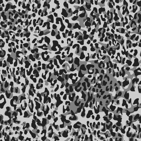 Leopard Skin Spots Seamless Pattern Camo Modern Print Fabric Clothing — Stock Vector