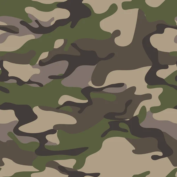 Modèle Camouflage Sans Couture Des Taches Camo Militaire Impression Sur — Image vectorielle