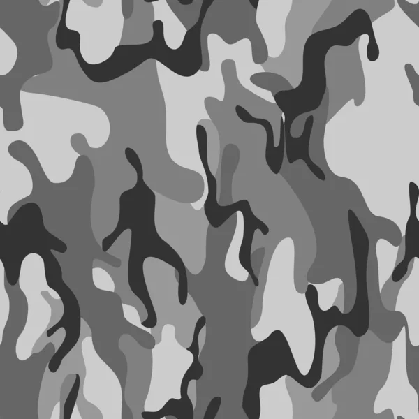 Patrón Camuflaje Sin Costuras Manchas Camo Militar Impresión Sobre Tela — Archivo Imágenes Vectoriales