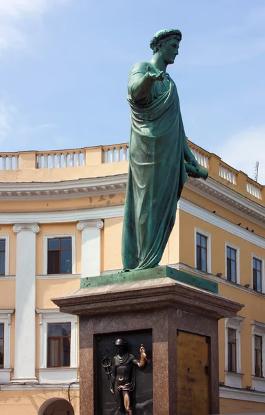 Pomnik duc de richelieu, odessa, Ukraina — Zdjęcie stockowe