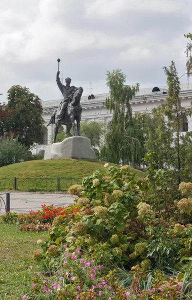 Pomnik petro Sahajdaczny, Kijów, ukraina — Zdjęcie stockowe