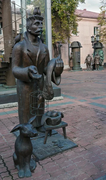 Скульптура жителя Грузии — стоковое фото