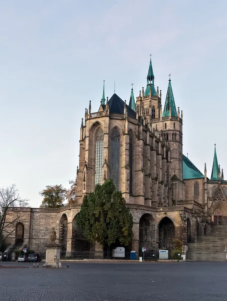 Erfurt-székesegyház, Németország — Stock Fotó