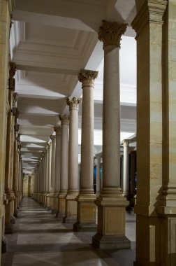 değirmen colonnade, karlovy vary; Çek Cumhuriyeti