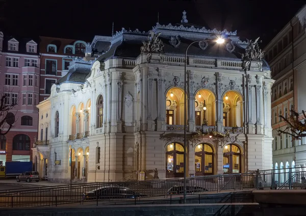 Stadttheater, Karlsbad, Tschechische Republik Stockbild