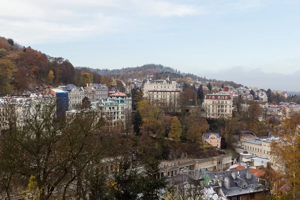 Panorama karlovy Vary, Çek Cumhuriyeti — Stok fotoğraf