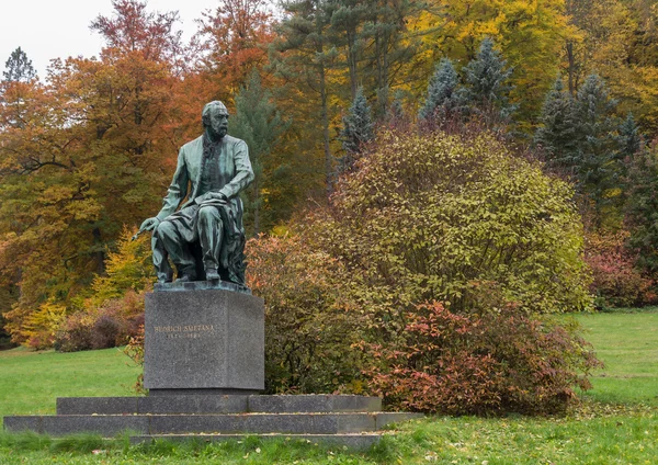 Pomnik w Bedřich smetana, Karlowe Wary — Zdjęcie stockowe