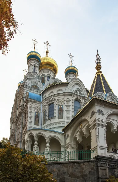 Iglesia de San Pedro y Pablo, Karlovy Vary — Foto de Stock
