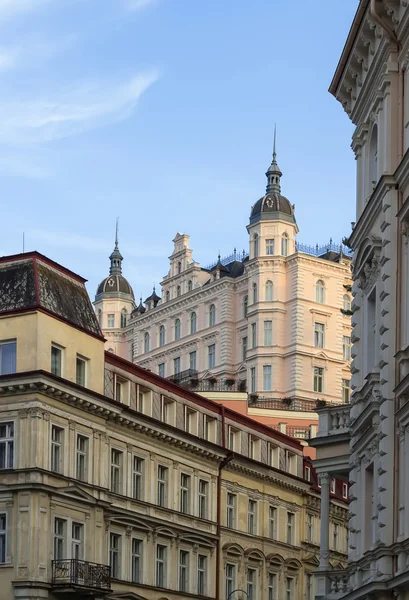 Stadtzentrum von Karlovy variieren — Stockfoto