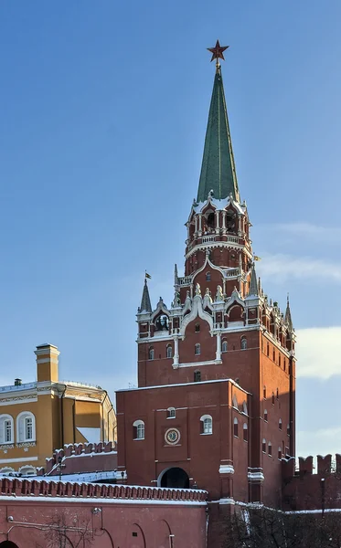 Troitskaya tower, Moskou — Stockfoto