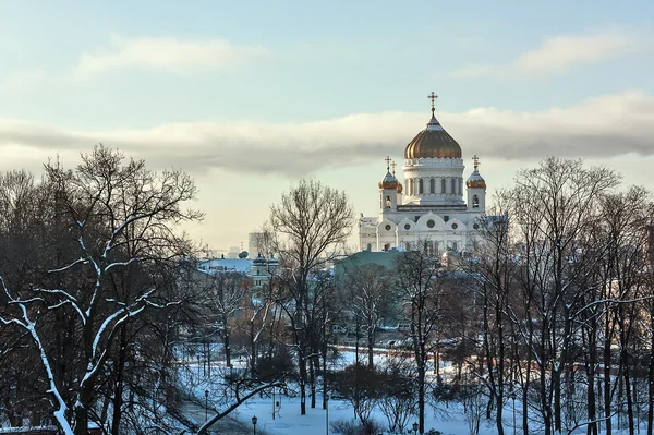 Catedral de Cristo Salvador, Moscú, Rusia — Foto de Stock