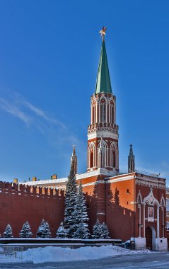 nikolskaya Moskova Kulesi kremlin, Rusya Federasyonu