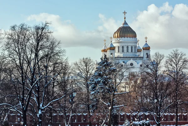 Katedralen Kristus Frälsaren, Moskva, Ryssland — Stockfoto