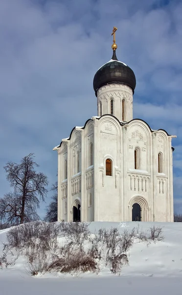 Iglesia de la intercesión en el Nerl, Rusia —  Fotos de Stock