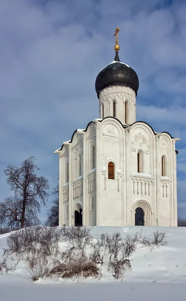 Kirche der Fürbitte auf dem Nerl, Russland — Stockfoto