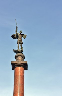 Kutsal george, Moskova ile sütun