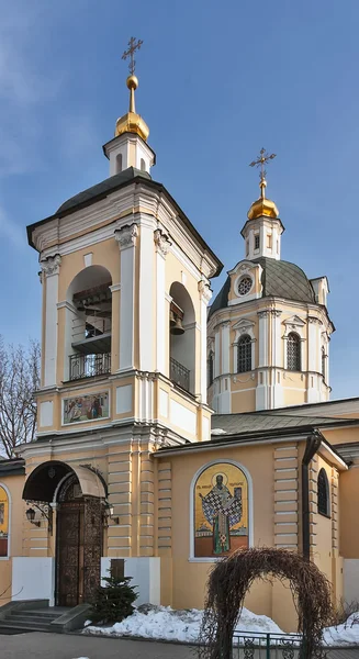 Kerk van Sint Nicolaas de wonderdoener in zvonary, Moskou, russi — Stockfoto