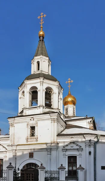 Kerk van de dormition van de theotokos in petschatniki, Moskou — Stockfoto