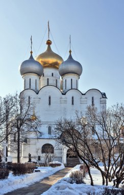 Novodevichy Convent, Moscow, Russia clipart