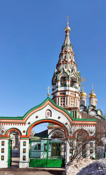 Chiesa di San Nicola a Khamovniki, Mosca, Russia — Foto Stock