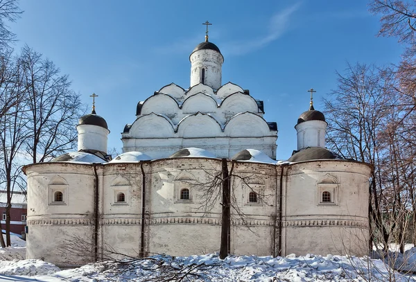 Kirche zum Schutz der Gottesmutter in rubzovo, moskau, r — Stockfoto