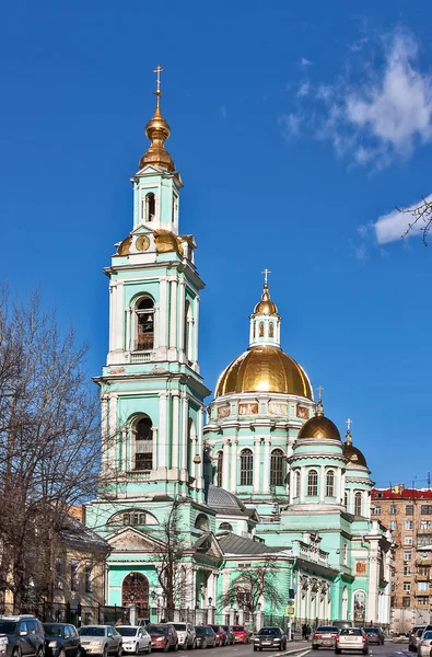 Богоявленский собор в Елохово, Москва, Россия — стоковое фото