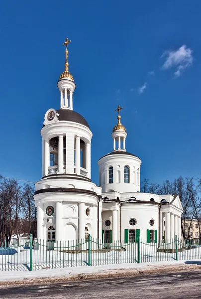 Church of the Theotokos icon of Blachernae in Kuzminki, Moscow, — Stock Photo, Image
