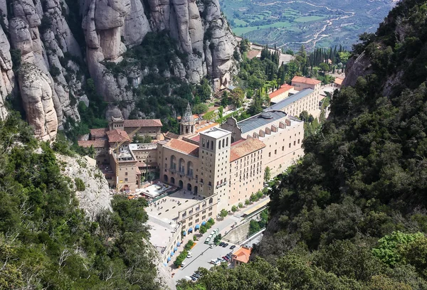 Abbey santa maria de montserrat, Katalonya, İspanya.