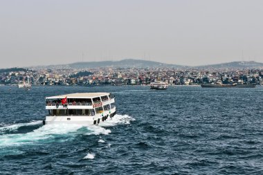 gemi istanbul'da golden horn Körfez