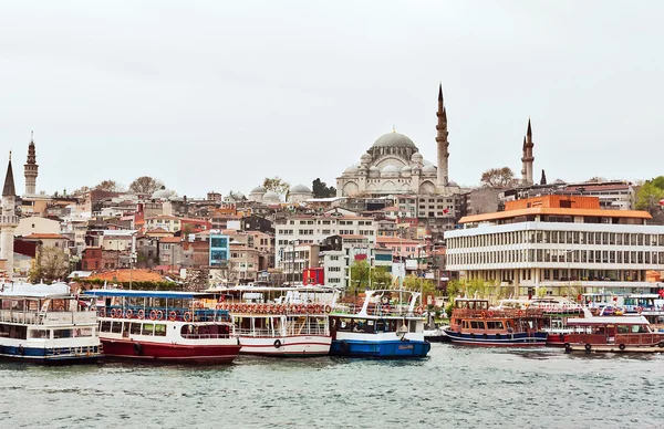 Istanbul Süleymaniye mosquer için görüntüleme — Stok fotoğraf