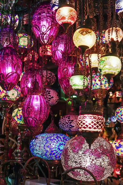 Turkish lamps, Istanbul, Turkey — Stock Photo, Image