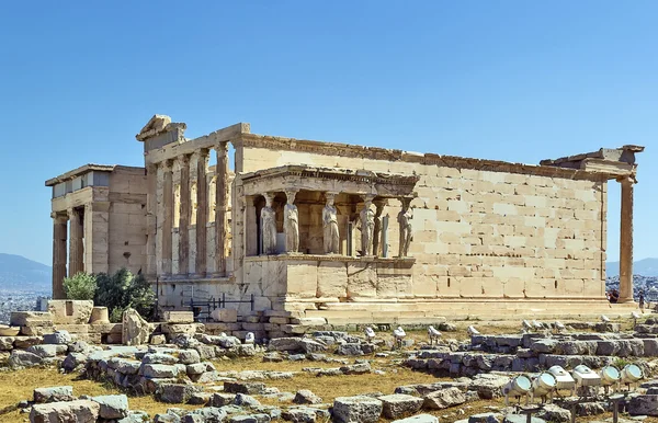 Erechtheion 雅典 免版税图库照片