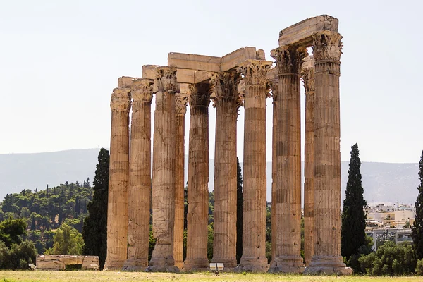 Tempio di Zeus Olimpico, Atene — Foto Stock