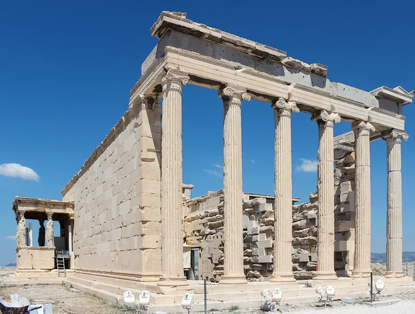 Erechtheion 雅典 免版税图库照片