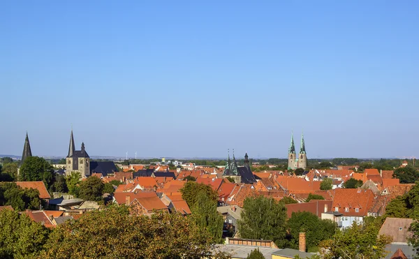 Panorama of Quedlinburg, Germany — Stock Photo, Image