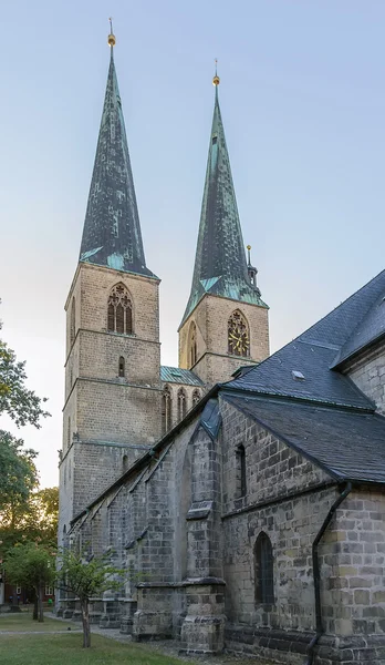 Kościół Świętego Mikołaja w quedlinburg, Niemcy — Zdjęcie stockowe