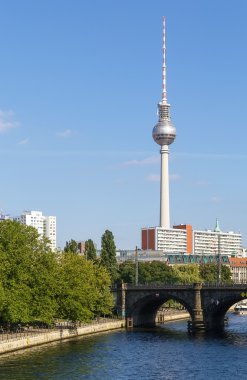 Televizyon Kulesi manzarasına berlin