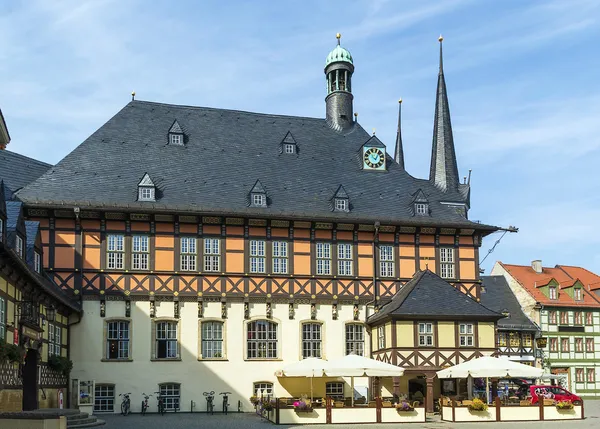 Ayuntamiento de Wernigerode, Alemania — Foto de Stock