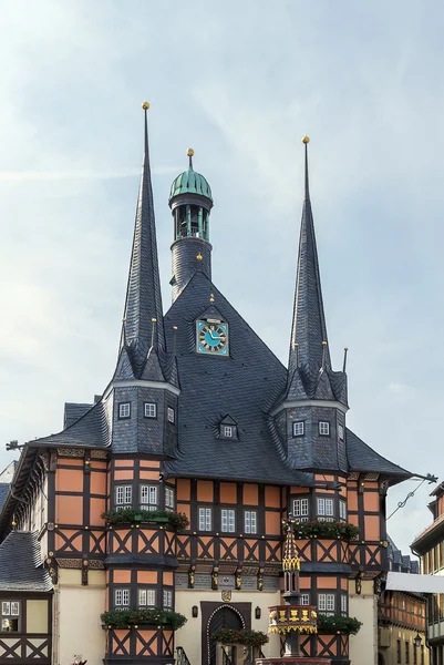 Stadshuset wernigerode, germanl — Stockfoto