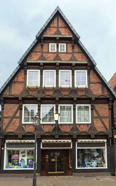 Straat in celle, Duitsland — Stockfoto