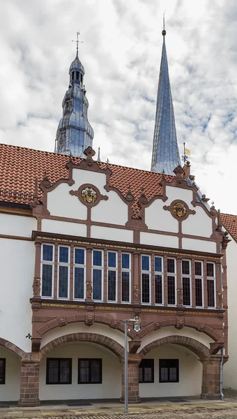 レムゴ、ドイツにおける歴史的住宅 — ストック写真