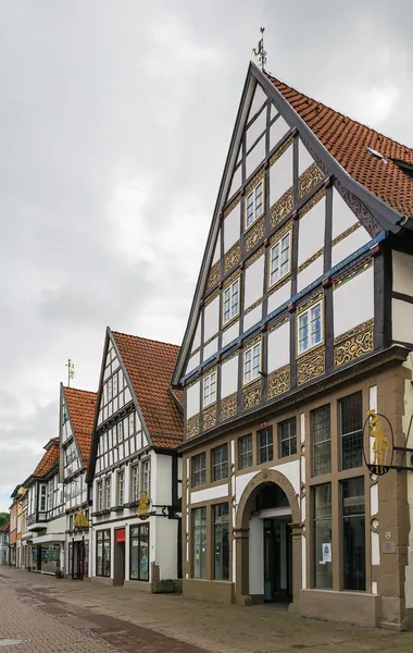 Straat in lemgo, Duitsland — Stockfoto