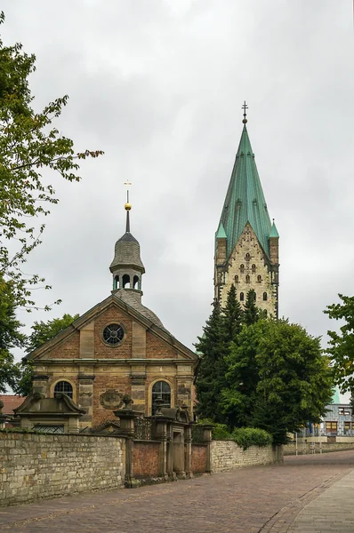 Paderborn Katedrali, Almanya — Stok fotoğraf