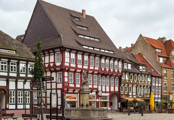 Einbeck şehir merkezinde, Almanya — Stok fotoğraf