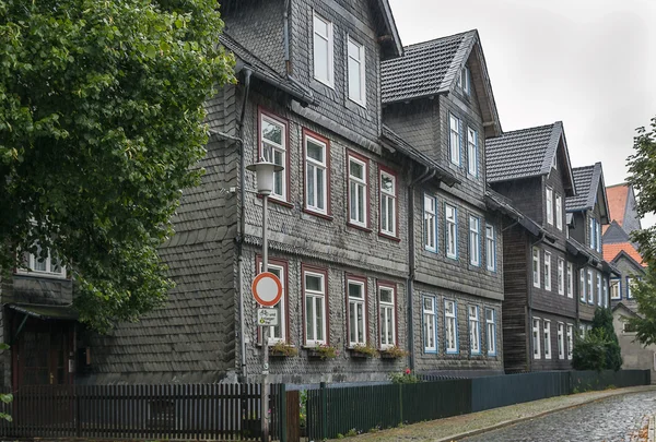 Rua em Goslar, Alemanha — Fotografia de Stock