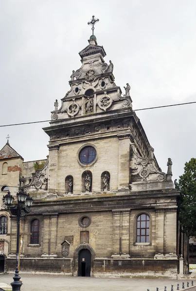 Bernardynów Kościoła, Lwów, Ukraina — Zdjęcie stockowe