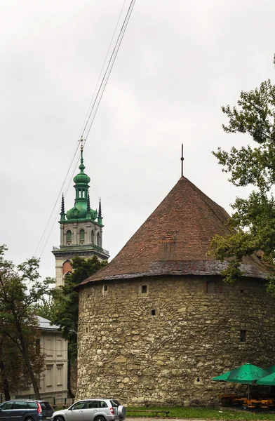 Wieża Prochowa, Lwów, Ukraina — Zdjęcie stockowe